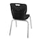 Regency Tables > Height Adjustable > Round Mobile Table & Chair Sets, 42 W, 42 L, 23-34 H, Mahogany TB42RNDMHAPCBK40BK - alternate 2